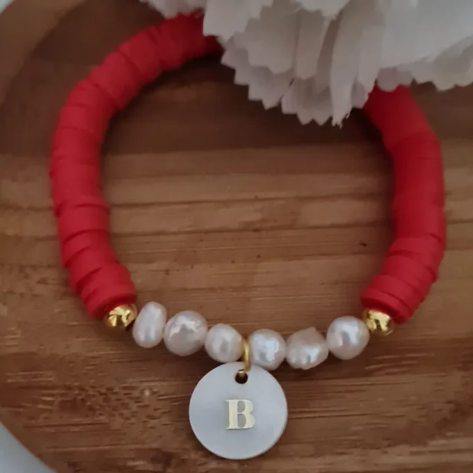 Pulsera discos e inicial