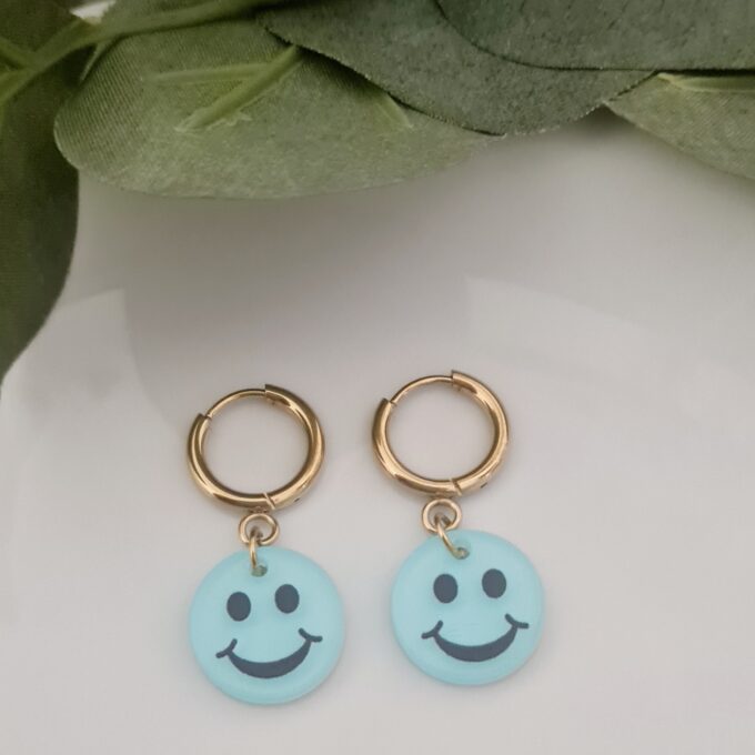 Pendientes carita smile